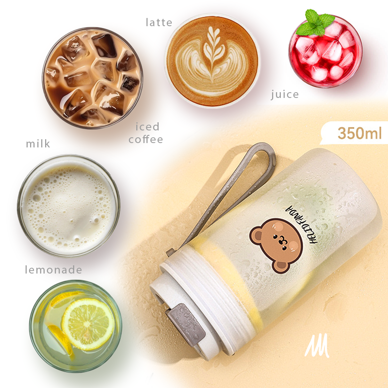Water Bottle, Hot & Cold Beverages, PP05 Food Grade, 350 ml