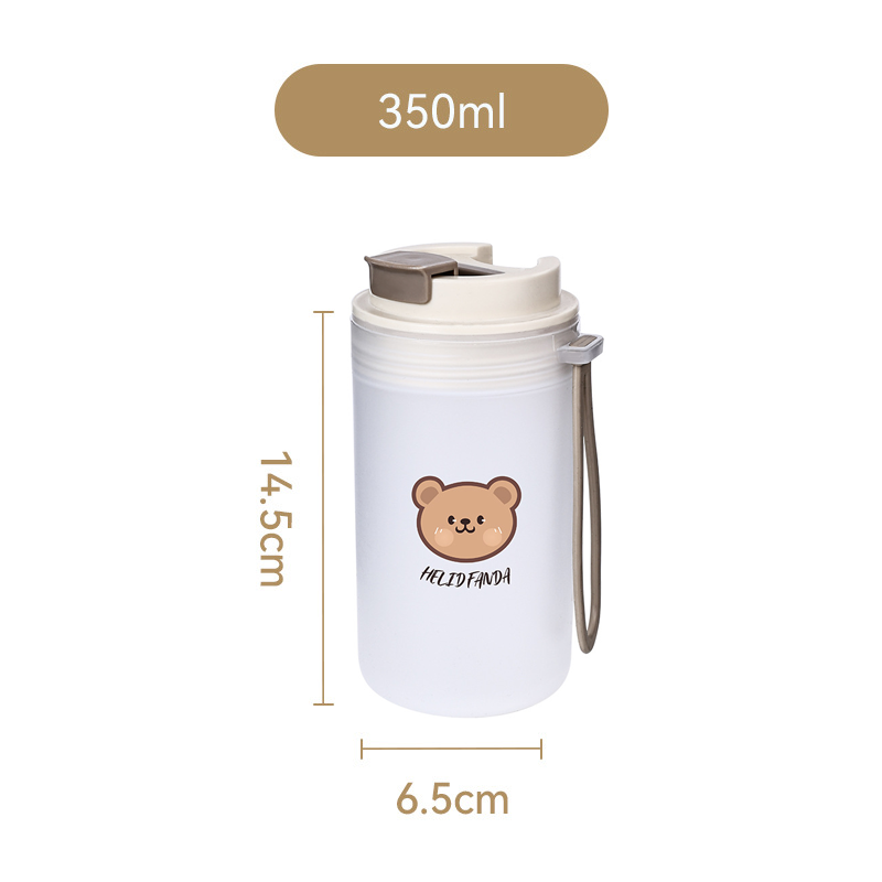 Water Bottle, Hot & Cold Beverages, PP05 Food Grade, 350 ml