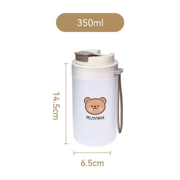 Water Bottle, Hot & Cold Beverages, PP05 Food Grade, 350 ml