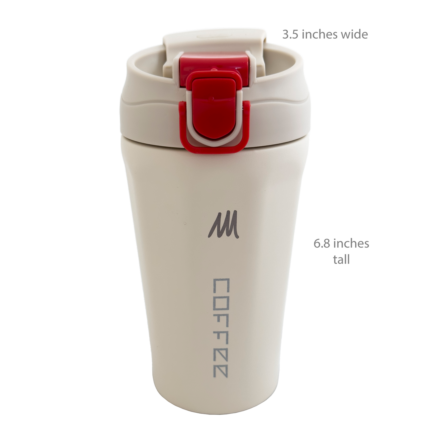 Coffee Cup Vacuum Insulated Stainless Steel Dual Function Lid