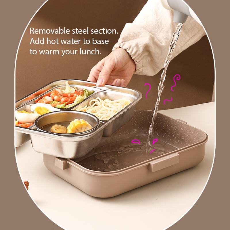 Bento Lunch Box Set - 316L Stainless Steel with Soup/Curry Bowl, Utensils container, Utensils & Insulated Bag