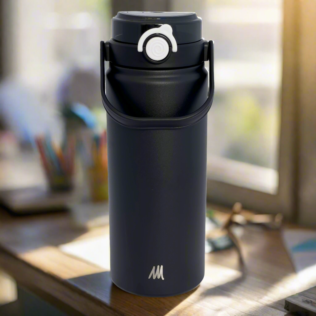 Water Bottle Vacuum Insulated Stainless Steel Dual Access Lid